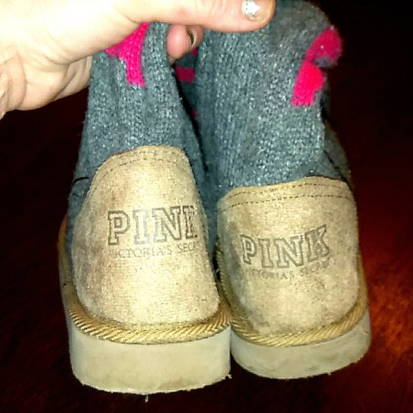 Victoria's Secret "PINK" sweater boots. - Picture 2 of 4